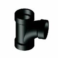 Lesso America Lesso US Sanitary Pipe Tee, 1-1/2 in, Hub, ABS, Black LN400-015L